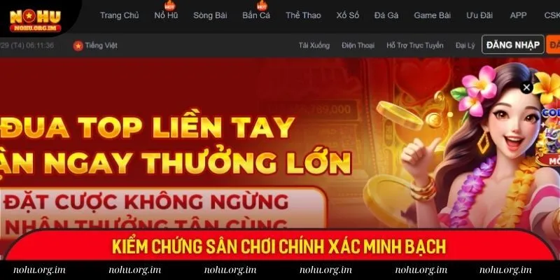 Kiểm chứng sân chơi chính xác minh bạch