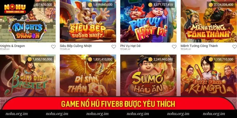 Review 3 game Slot nổi tiếng tại Five88