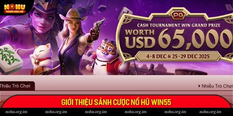 Thông tin chung về sảnh cược nổ hũ Win55